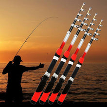 Load image into Gallery viewer, Portable Telescopic Fishing Rod